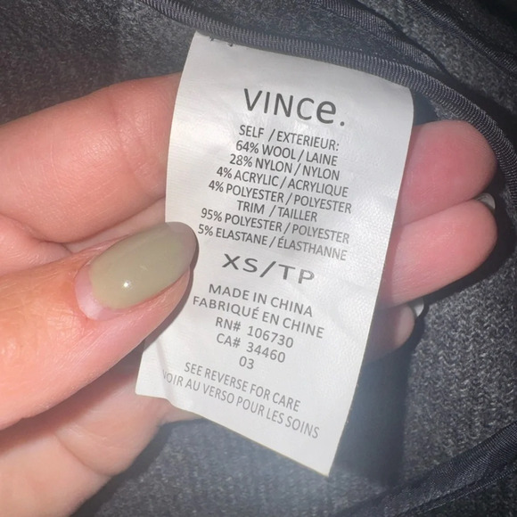 Vince Stipe Blanket sleeveless long vest size XS - Picture 9 of 9